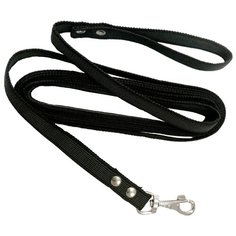 Поводок 0482ч капрон прорезиненный 25 мм длина 2 м черный Zo Oexpress