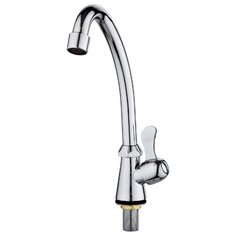 Смеситель РМС SL79-269F-1 для кухни с высоким изливом для одной воды Ростовская Мануфактура Сантехники