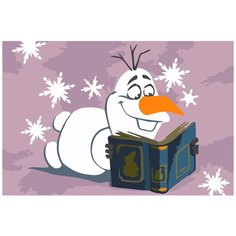 Картина по номерам Фрея на картоне, 20*30 см, №09, "Очаровательный Олаф" (PKZ- F1)