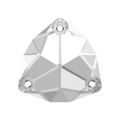 Стразы Swarovski Crystal, 16*16 мм, кристалл, 3 шт, в пакете, белый