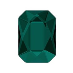 Стразы клеевые Swarovski цветные, 8*5,5 мм, кристалл, 12 шт, в пакете, изумрудный