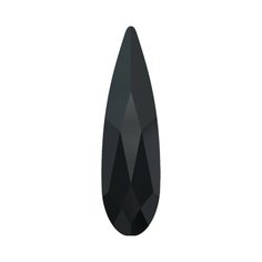 Стразы клеевые Swarovski цветные, 10*2,8 мм, кристалл, 9 шт, в пакете, черный