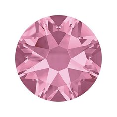 Стразы неклеевые Swarovski SS16, цветные, 3,9 мм, кристалл, 144 шт, в пакете, светлый розовый