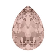 Стразы Swarovski цветные, 18*13 мм, кристалл, 4 шт, в пакете, бледно-розовый