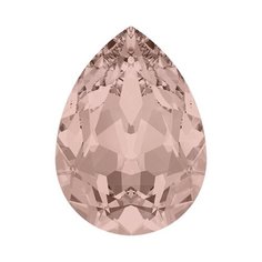 Стразы Swarovski цветные, 18*13 мм, кристалл, 4 шт, в пакете, бледно-розовый