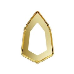 Оправа для страз Swarovski gold, 7,8*4,9 мм, металл, 6 шт, в пакете, под золото