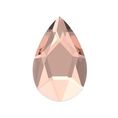 Стразы клеевые Swarovski цветные, 14*9 мм кристалл, 6 шт, в пакете, бледно-розовый