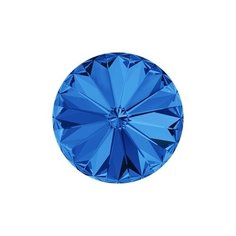 Стразы Swarovski цветные, 12 мм, кристалл, 6 шт, в пакете, синий