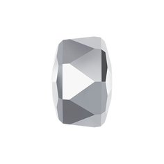 Бусины стеклянные Swarovski Crystal AB, 6 мм, 12 шт, в пакете, кристалл, серый металлик