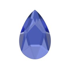 Стразы клеевые Swarovski цветные, 14*9 мм, кристалл, 6 шт, в пакете, синий
