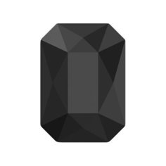 Стразы клеевые Swarovski цветные, 8*5,5 мм, кристалл, 12 шт, в пакете, черный