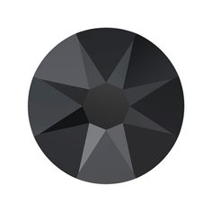 Стразы неклеевые Swarovski SS12, цветные, 3,1 мм, кристалл, 144 шт, в пакете, черный