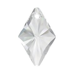 Подвески Swarovski Crystal, 14*9,5 мм, кристалл, 6 шт, в пакете, белый