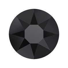 Стразы клеевые Swarovski SS30, цветные, 6,5 мм, кристалл, 144 шт, в пакете, черный