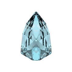 Стразы Swarovski цветные, 18,7*11,8 мм, кристалл, 2 шт, в пакете, голубой