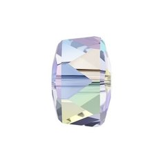 Бусины стеклянные Swarovski Crystal AB, 8 мм, 6 шт, в пакете, кристалл, перламутр