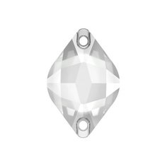 Стразы Swarovski Crystal, 14*9 мм, кристалл, 6 шт, в пакете, белый