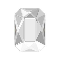 Стразы клеевые Swarovski Crystal, 8*5,5 мм, кристалл, 12 шт, в пакете, белый