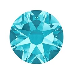 Стразы неклеевые Swarovski SS12, цветные, 3,1 мм, кристалл, 144 шт, в пакете, голубой
