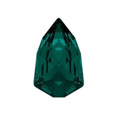 Стразы Swarovski цветные, 18,7*11,8 мм, кристалл, 2 шт, в пакете, изумрудный