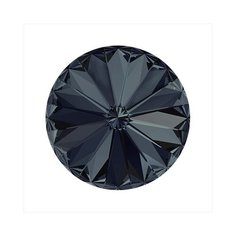 Стразы Swarovski цветные, 12 мм, кристалл, 6 шт, в пакете, графитовый