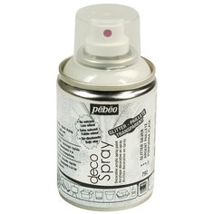 Краска на водной основе Pebeo decoSpray, (аэрозоль), 100 мл, под серебро с глиттером