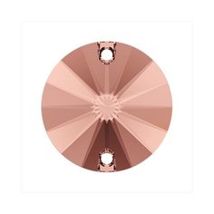 Стразы Swarovski цветные, 10 мм, кристалл, 24 шт, в пакете, антично-розовый