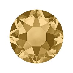 Стразы клеевые Swarovski SS16, цветные, 3,9 мм, кристалл, 144 шт, в пакете, золото