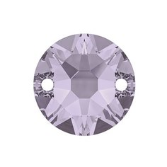 Стразы Swarovski цветные, 12 мм, кристалл, 12 шт, в пакете, серо-лиловый