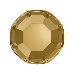 Стразы неклеевые Swarovski SS03, цветные, 1,37 мм, кристалл, 144 шт, в пакете, золото