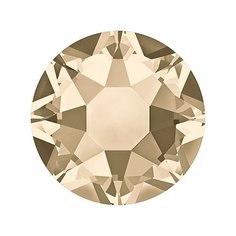 Стразы клеевые Swarovski SS12, цветные, 3,2 мм, кристалл, 144 шт, в пакете, светлый кремовый
