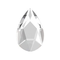 Стразы клеевые Swarovski Crystal, 8*5 мм, кристалл, 12 шт, в пакете, белый