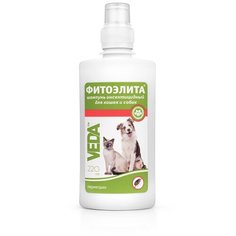 VEDA шампунь от блох и клещей Фитоэлита для собак и кошек от 8 нед., 220 мл