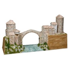 Сборная модель из керамики Aedes Ars Мост Stari, конструктор, Масштаб 1:130, ADS1204