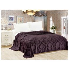 Плед Cleo Парма 200х220 см, темно-коричневый