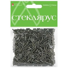 Стеклярус прозрачный, 6 мм, 60 грамм (серый №10) Альт