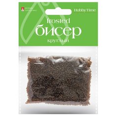Бисер круглый "Frosted", 2 мм, 60 грамм, цвет коричневый, №14 Альт