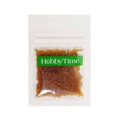 Бисер круглый, прозрачный, 2 мм, 10 грамм, цвет золотой №2 Альт