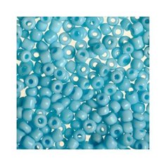 Бисер круглый "Ideal", цвет: голубой глянцевый (43), размер 10/0, 50 грамм