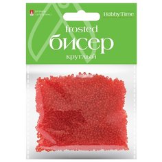 Бисер круглый "Frosted", 2 мм, 60 грамм, цвет красный, №5 Альт