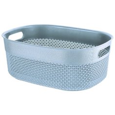 Корзина для хранения "Oslo", 6 литров, цвет: туманно-голубой Plast Team