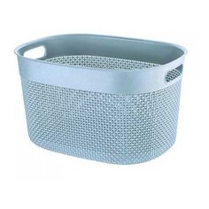 Корзина для хранения "Oslo", 18 литров, цвет: туманно-голубой Plast Team