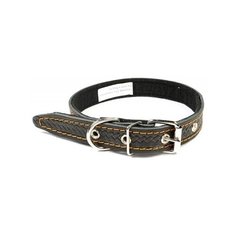 Ошейник №25, кожаный с тиснением