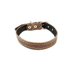 Ошейник №20, кожаный с тиснением