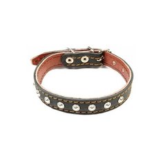 Ошейник №20, двойная кожа Зоотехнология М