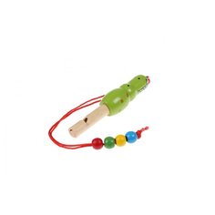 Свисток деревянный на шнурке «КРОКОДИЛ» Bradex