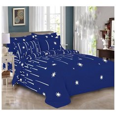 Постельное белье Mercury Home Звёздная ночь Евро Поплин