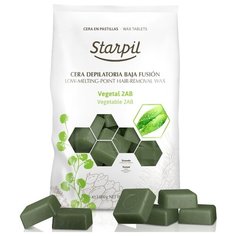 Воск для депиляции STARPIL зеленый/Cera Vegetal 1000 г