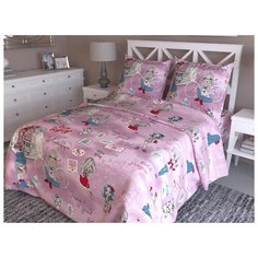 Постельное белье Mercury Home Путешественница 1.5 СП Бязь