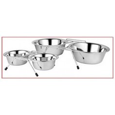 Подставка для животных с мисками, 0,25 л Ankur